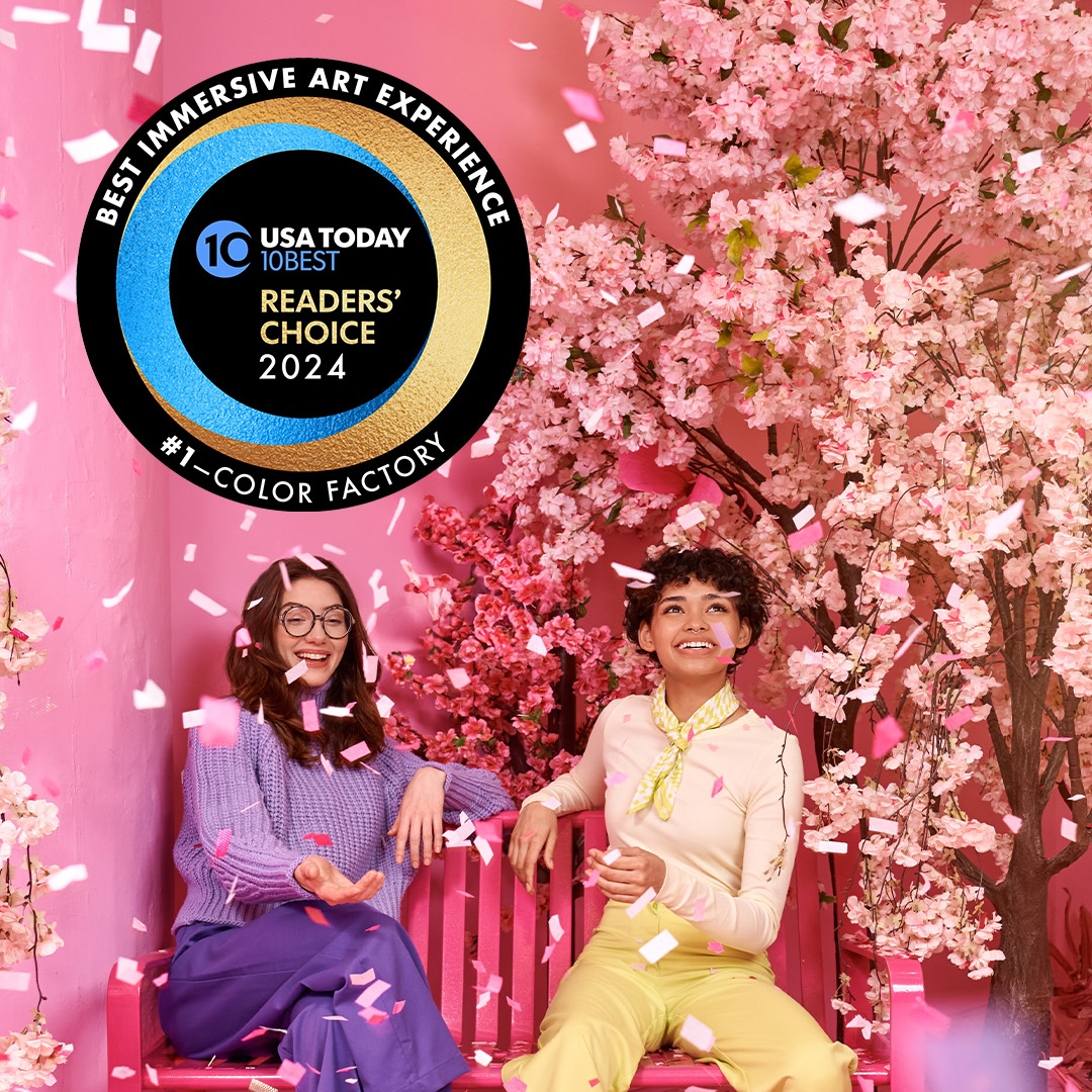 Color Factory Voted 1 Immersive Art Experience in the USA